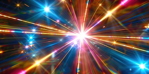 Fototapeta premium abstract image of lens flare. light leaks 