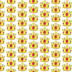 Obraz premium seamless pattern of crown