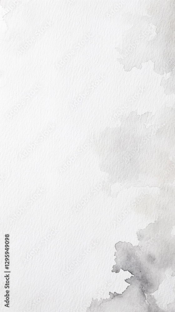 Poster Delicate brushstrokes of soft gray blend seamlessly on a white canvas, creating a calming atmosphere perfect for inspiring creativity and reflection in every viewer