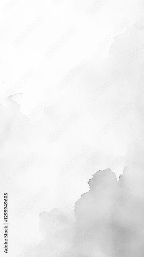 Poster An ethereal blend of soft gray clouds merges with a light sky, evoking a sense of calm as daybreak approaches. The serene atmosphere invites reflection and peace