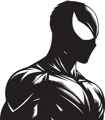 Masked Superhero Vector Illustration