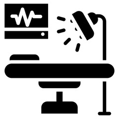 Operating Room Glyph Icon