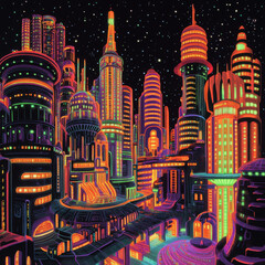 abstract city background