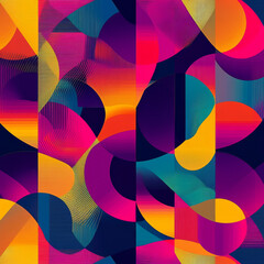 Obraz premium abstract background with colorful circles