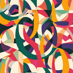 abstract seamless pattern with circles