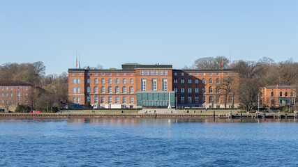 Kiel, Schleswig-Holstein / Deutschland - Feb 18, 2025: Blick auf den Landtag Schleswig Holstein