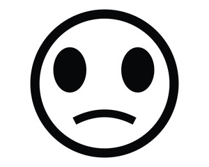 emoji icon set. abstract emoji on white background.