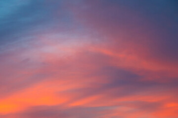 Fototapeta premium Nice twilight sky and could