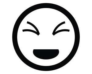 emoji icon set. abstract emoji on white background.