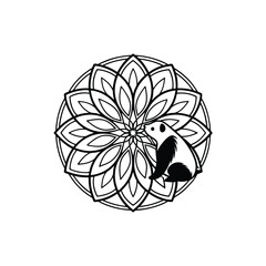 A Simple Mandala With An Elegant Design