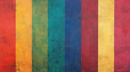 Fototapeta premium Colorful textured vertical stripes background