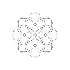 A Simple Mandala With An Elegant Design
