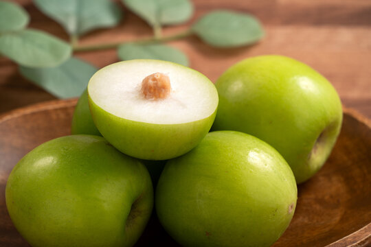 Fresh juicy delicious Taiwanese Milk Indian Jujube fruit.