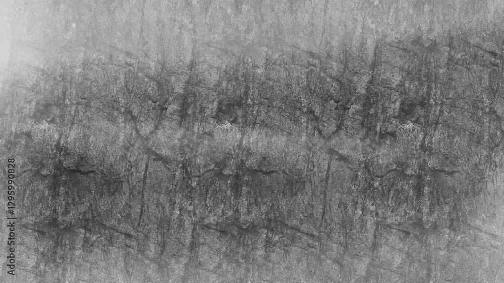 Poster featuring gray grunge texture, showcasing light leaks and scratches, creating an abstract backdrop p