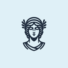 Athena goddess logo