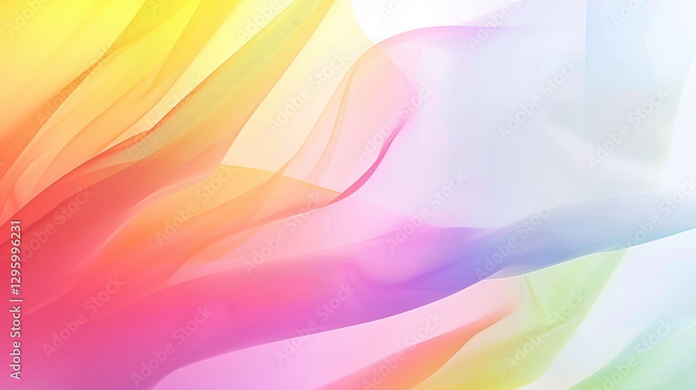 Poster soft abstract fluid gradient with pink and blue tones. gentle and smooth design. background image of