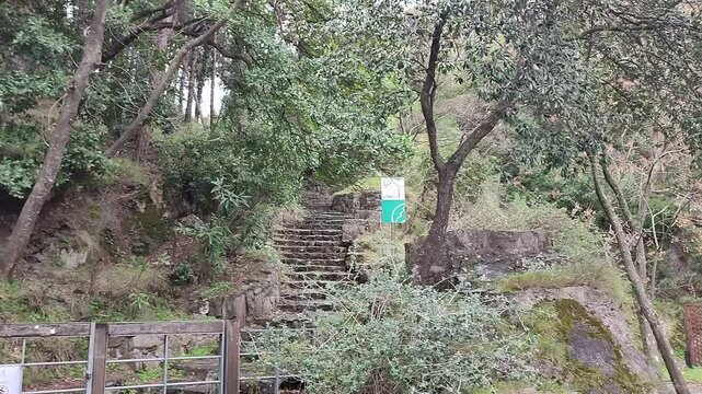 Salerno - Accesso al Castello di Arechi dal parcheggio