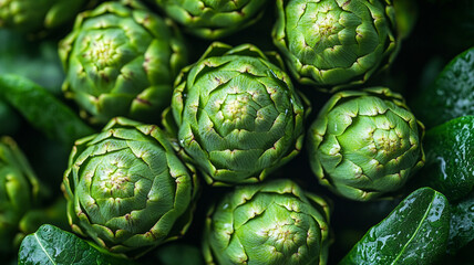 Fototapeta premium green artichokes