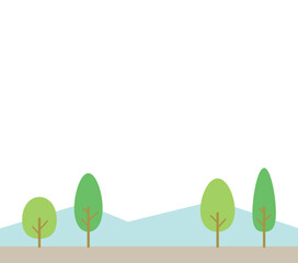 自然の中でヨガのポーズをする人　健康　運動