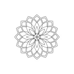 A Simple Mandala With An Elegant Design