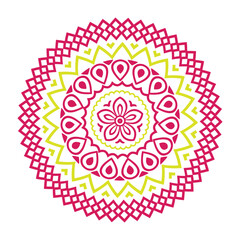 Seamless Mandala ornament design 


