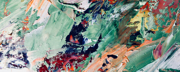 Abstract art background . Hand painting artwork on canvas .