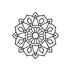 A Simple Mandala With An Elegant Design
