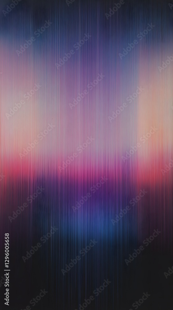 Poster A colorful abstract artwork featuring vertical linear elements