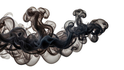 smoke on a transparent background