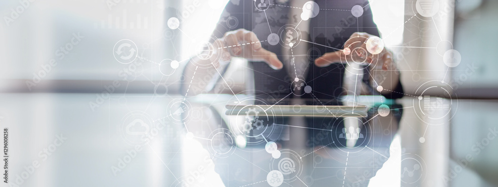 Aufkleber cloud-based solutions for business networks: enhancing connectivity, data security, and automation.