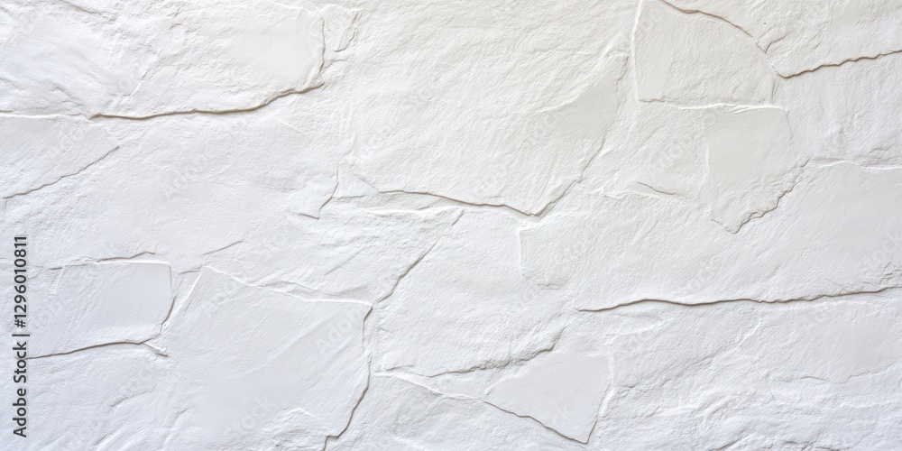 Poster a textured white wall surface featuring a pattern of irregular shapes and subtle variations in tone.