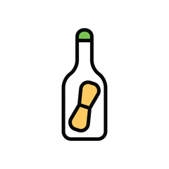 Bottle Vector icon