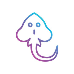 Manta Ray Vector icon
