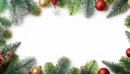 Christmas frame on 
