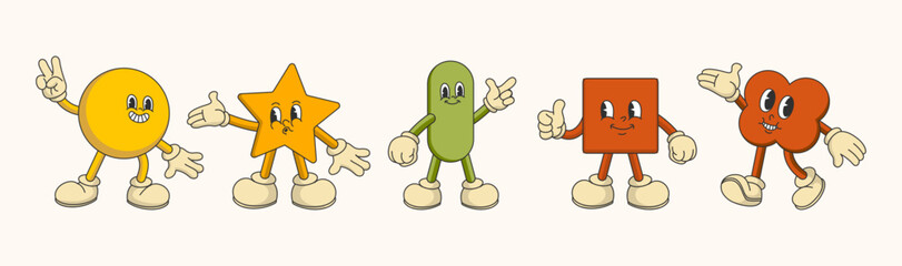 Retro Geometric Chara2