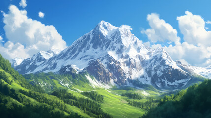 Fototapeta premium watzmann mountain
