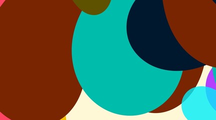 Cool and refreshing colors are used throughout. A palette of bluish-green and white organic forms is balanced by accents of earth brown and black, resulting in a contemporary and harmonious aesthetic.