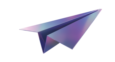 Isolated Holographic Simple Paper Airplane