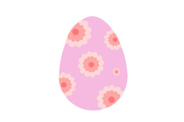 happy easter Set of Easter eggs with different textures Beautiful pattern on a white background Pastel pink, spring holidays, holiday decorations, easter icons set