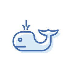 Dolphin Vector icon