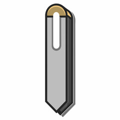 minimalist metal bookmark clip 
