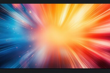 Obraz premium Sparkling Cover Design Template with Abstract Blurred Background stock illustration 