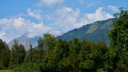 Obraz premium Slovenian Landscapes on TET-Route, Tolmin