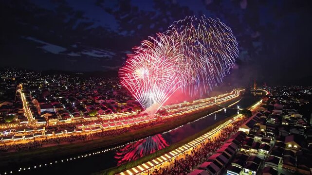 apanese Summer Festival Fireworks: A Spectacular Night of Tradition and Celebration
