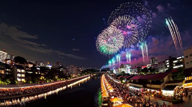apanese Summer Festival Fireworks: A Spectacular Night of Tradition and Celebration