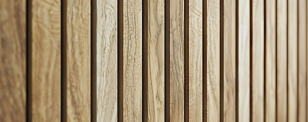 Fototapeta premium Ultra-realistic Wood Slats Texture on Flat Surface with White Background - High Resolution Image for Textures of Natural Wood