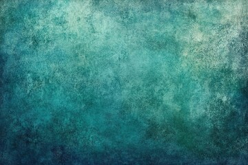 Fototapeta premium serene teal and green-blue gradient with rippling textures, soft misty edges, cool tones, evoking depth, calm, and introspective digital harmony.