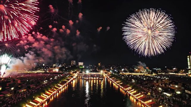 apanese Summer Festival Fireworks: A Spectacular Night of Tradition and Celebration
