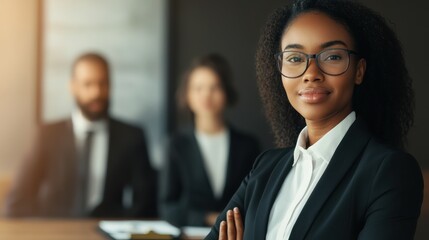 Black corporate attorneys leading a major tech company acquisition, New York, USA.