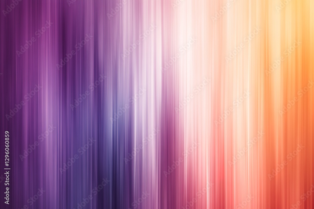 Poster soft gradients blend together, creating serene atmosphere with v
